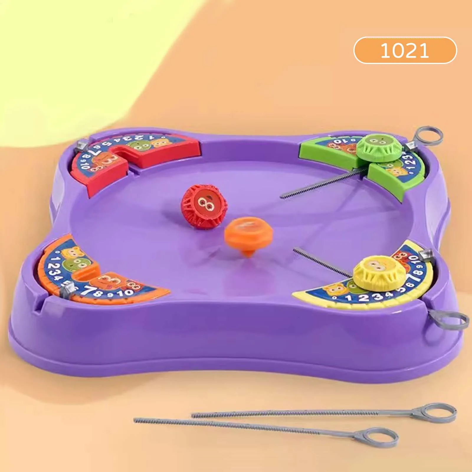 Educational Board Games Indoor Outdoor Pull Out Gyro Battle Disk Toys Spinning Top Battle Game For Boys