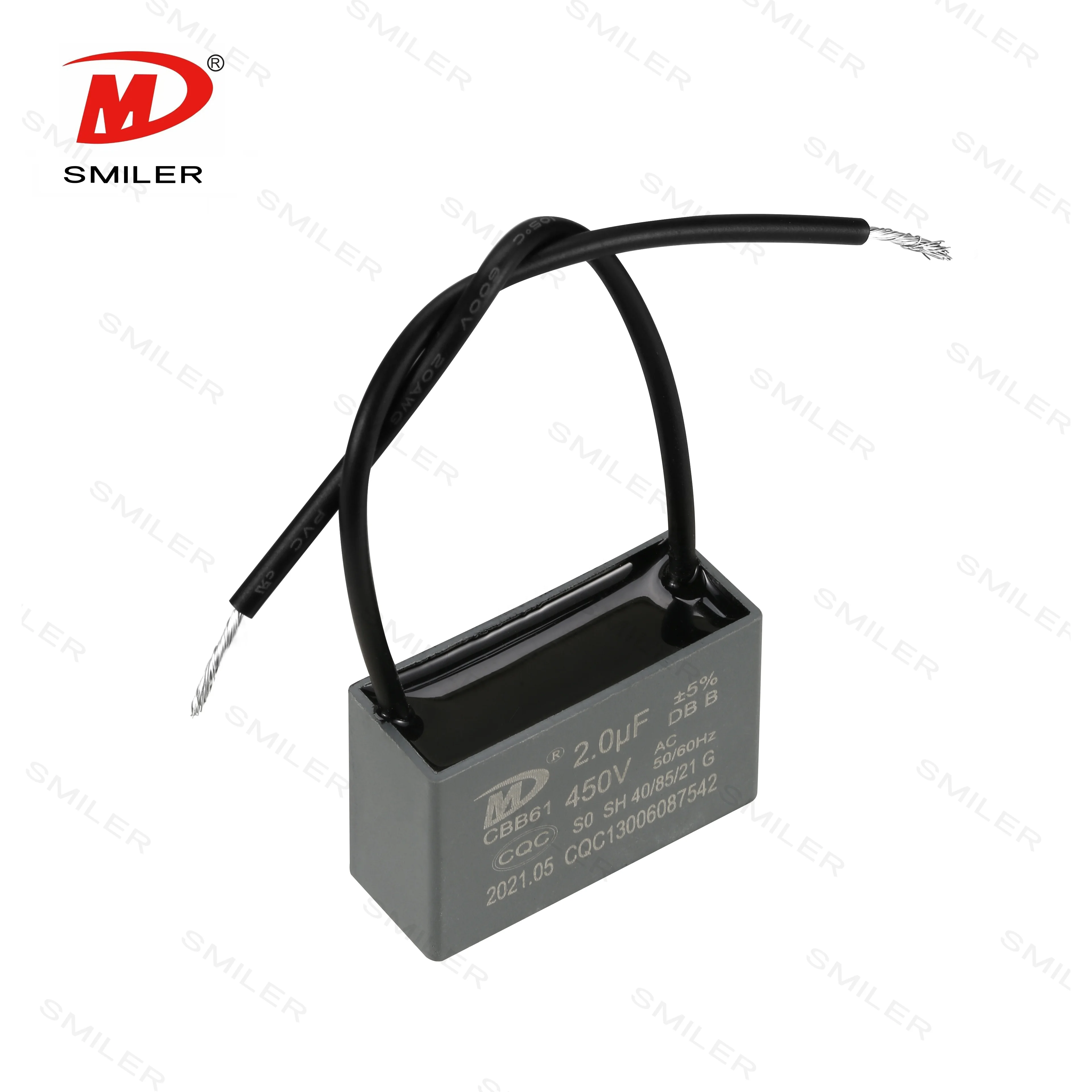 CBB61 конденсатор 4 мкФ 450 в 5% переменного тока 1 2 50/60 Гц потолочный вентилятор 5/1 8/2/2/2/2.5/3/4/5-20