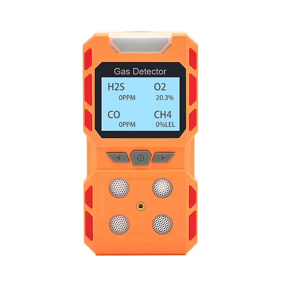 hot sell Industrial Gas Analyzer  CH4 CO H4 O2 4 in 1 gas detector sensor flue gas analyzer manufacturer