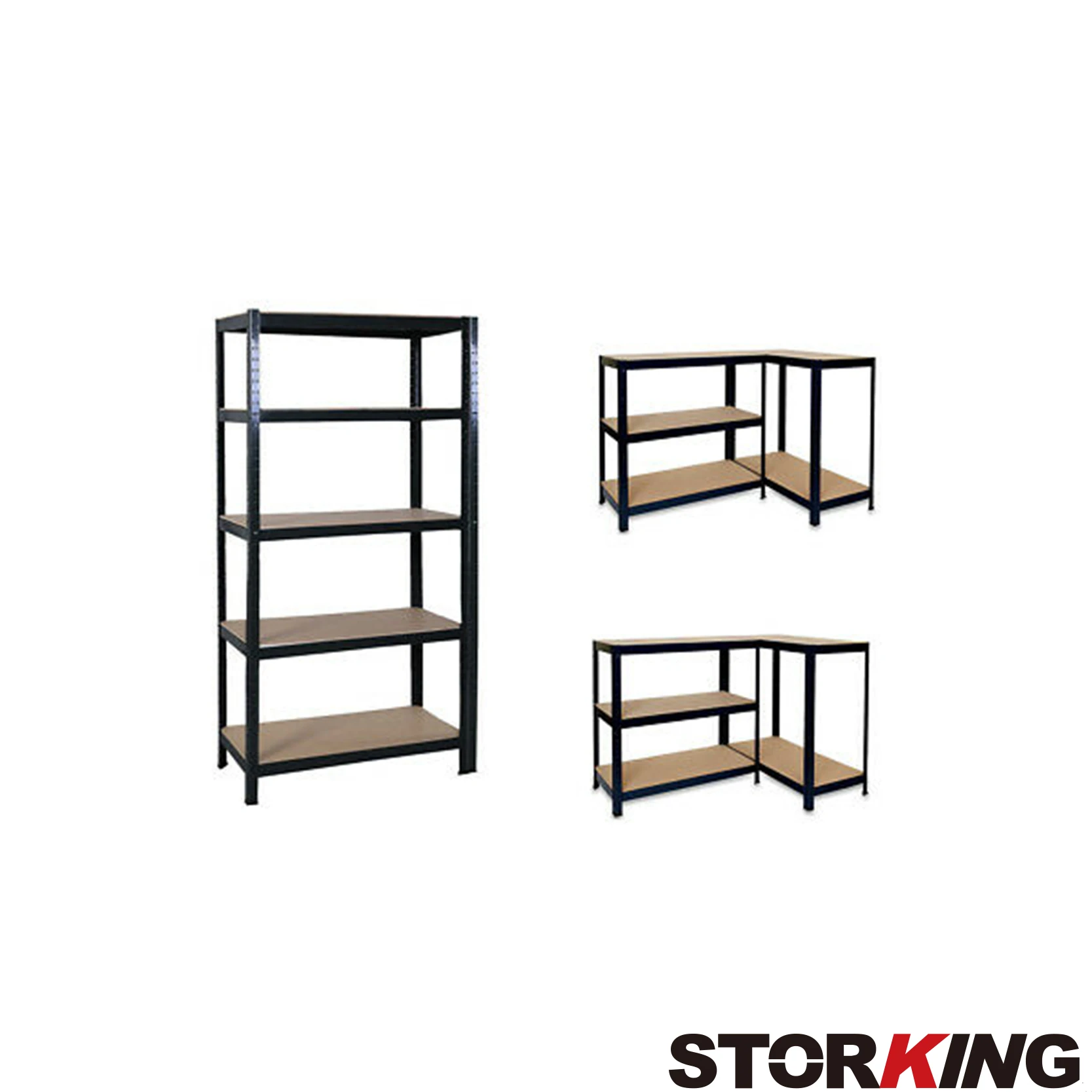 
Directly factory supplier MDF board metal shelving racks warehouse using 