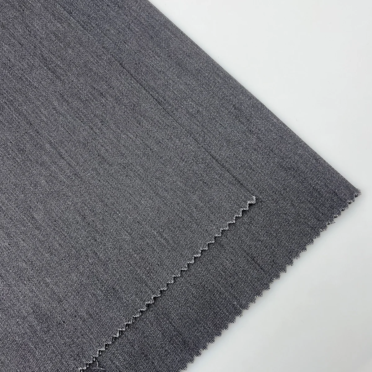 Textiles fabric manufacturer woven twill two way elasticity grey workwear coveralls uniforms 98%cotton 2%spandex stretch fabric