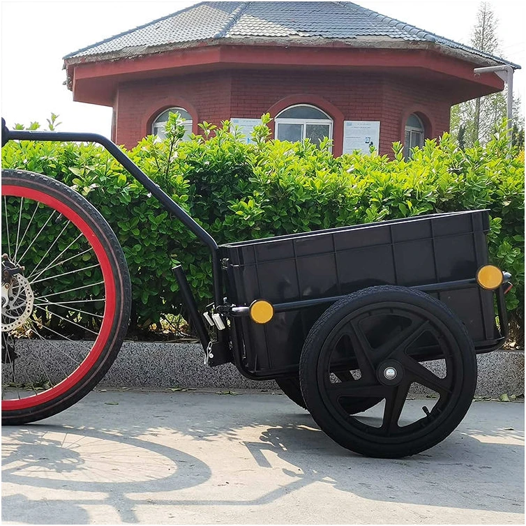 2024 Premium High-End Bicycle Sports Bike Cargo Trailer Hand Cart 2 In 1 With Cover OEM ODM customized Goods trailer Heavy Duty