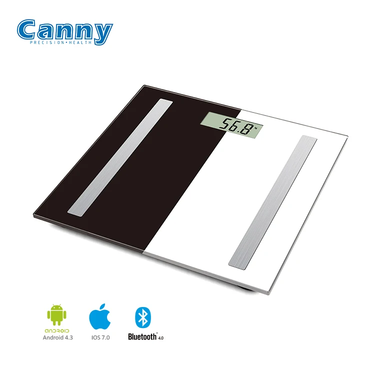 Intelligent Wireless 180kg Tempered Glass Platform Smart Bluetooth Scale