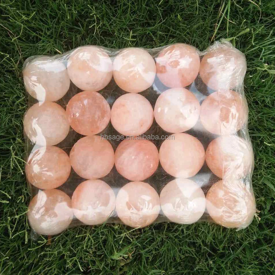 
Pink Himalayan Rock Salt Soap in Salt Balls For Bath Salt 