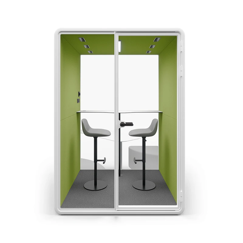 Movable Privacy Hotel Work Place Indoor Prefab Soundproof Meeting Office Pods Soundproof phone Booths