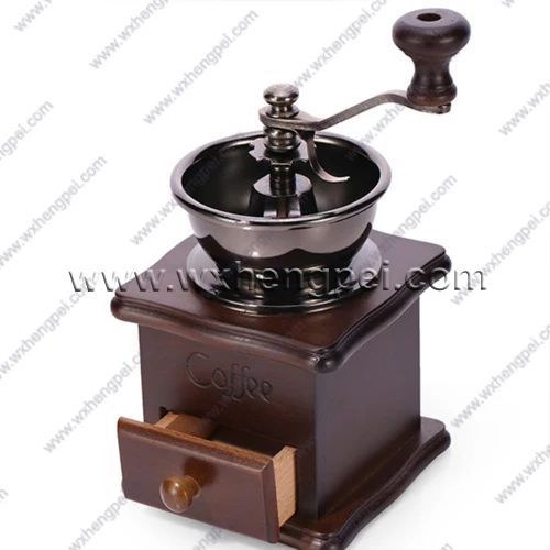 Vintage hand-operated coffee mill /Operated portable espresso Machine