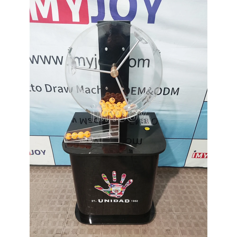 Lucky lotto ping pong ball sweepstakes online lottery accesorys drawing glcks lotterie machine 300 balls