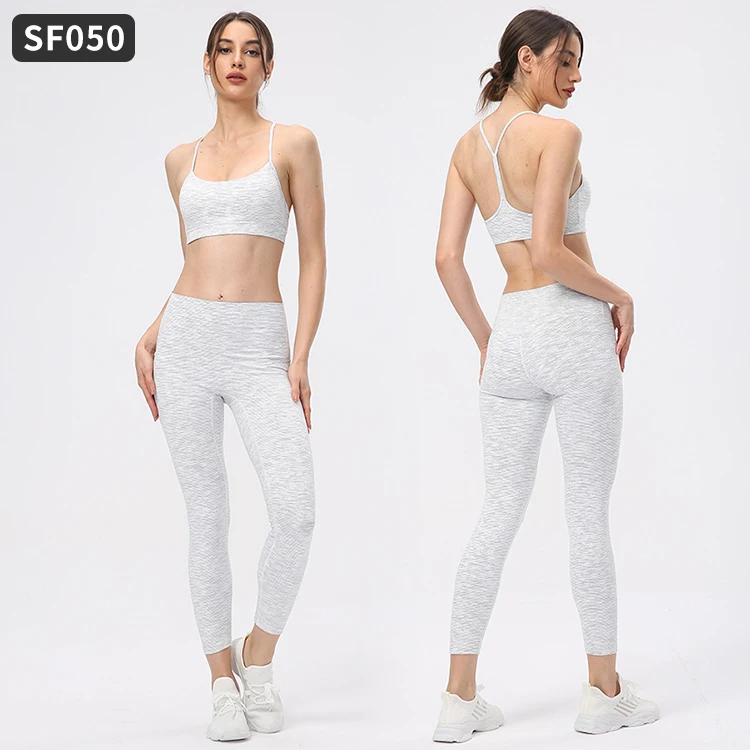 Customized Cross Back Yoga Sets Fitness Women Sport Border Tight Push Up High Quality Workout Sets Gym Fitness sets