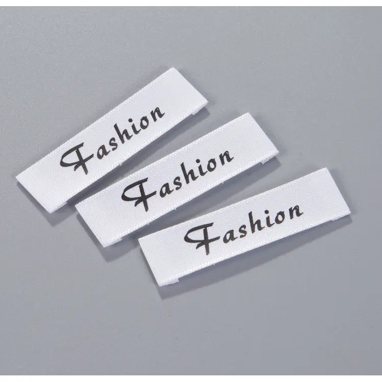 Clothing garment care label brand label woven label for bags shoes clothes clothing