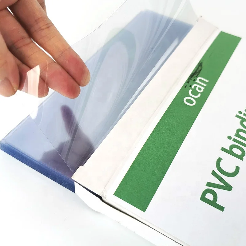 100 micron - 200 micron  Transparent PVC Plastic Sheet Roll  for Clear PVC Book Cover