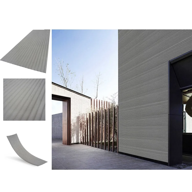 Green Artificial Magic Stone Ripple Board  MCM Ceramic  Tiles for Interior  and Exterior Wall Cladding