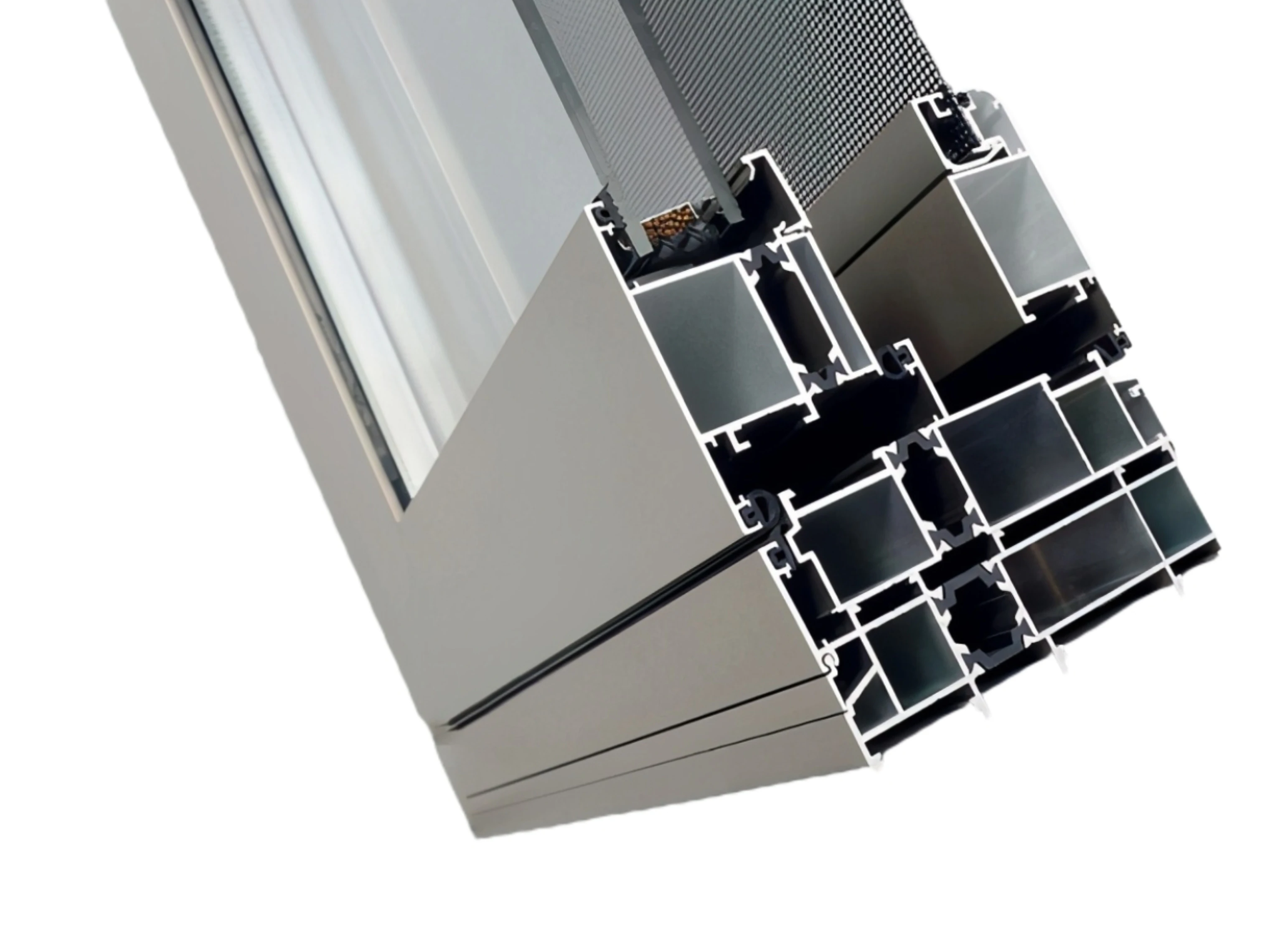 modern style aluminum garden window with casement windows system for house in the uk