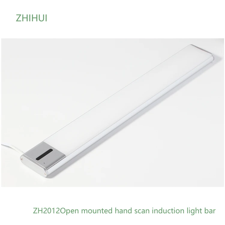 The sensor hand sweep control switch adjusts the brightness of the lamp mounted under the cabinet