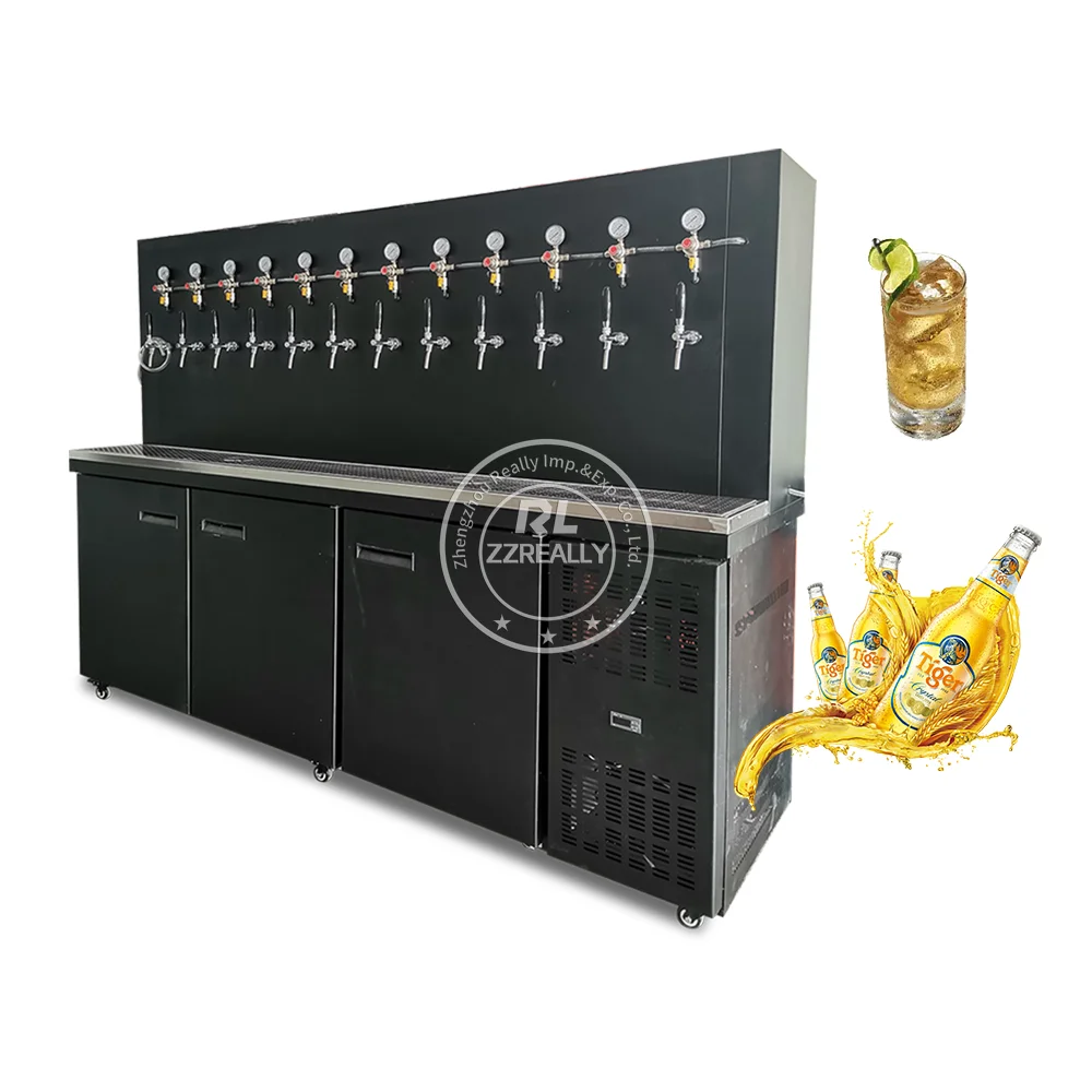 2025 Most Popular Draft Beer Tower beer Dispenser Machine With Ice Bank Cooling For Bar Part