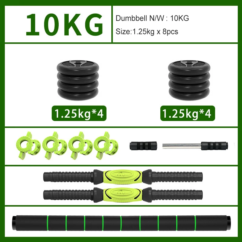 Hot selling cement portable plastic dumbbell
