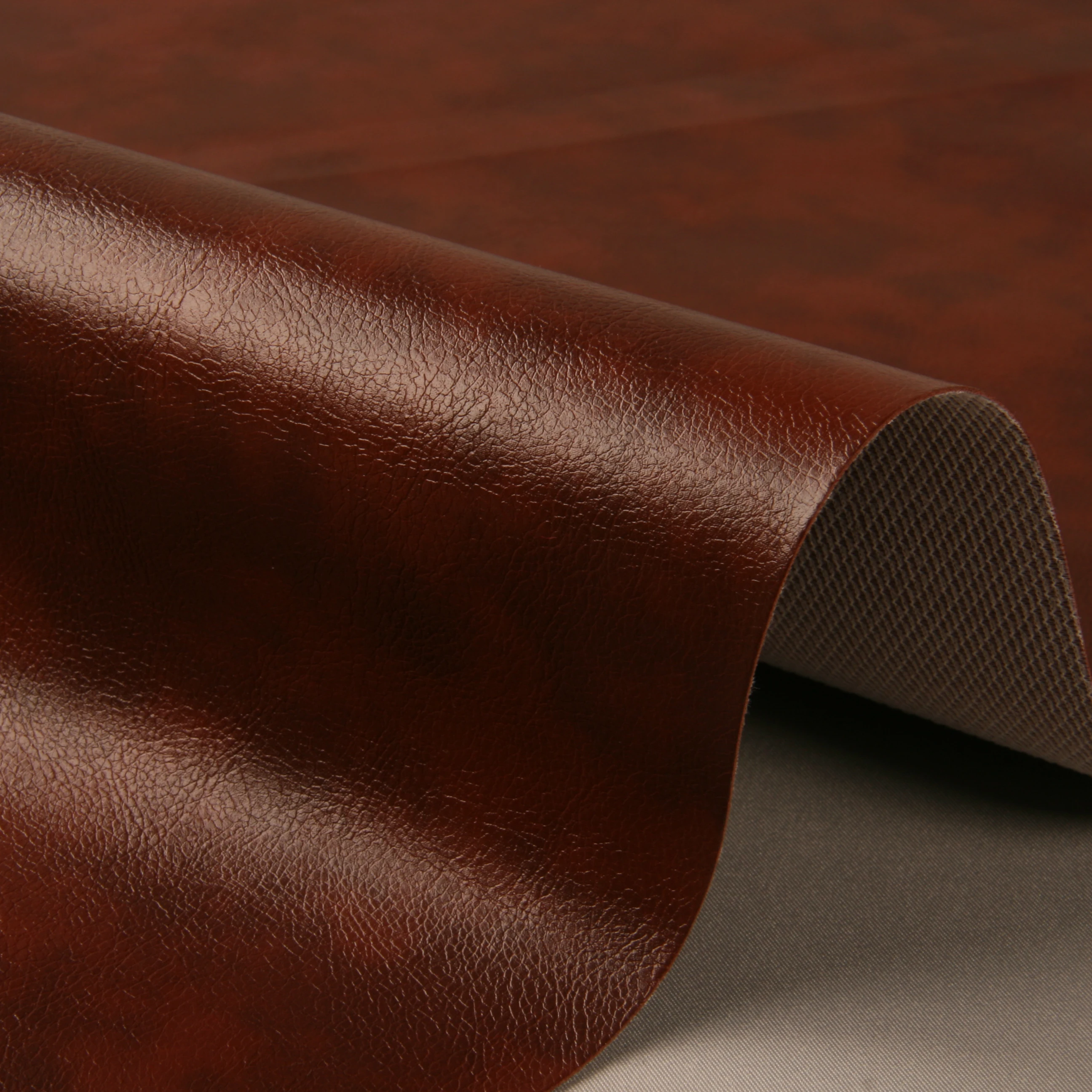 Wholesale Good Price Faux PVC Synthetic Material Smooth Solid Color Faux Leather