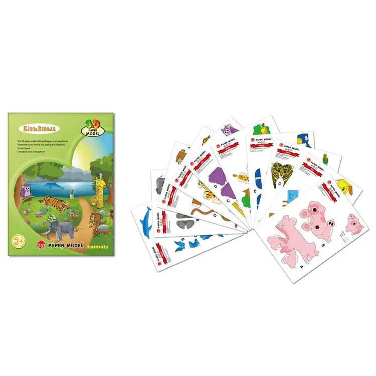 
3D Origami Paper Model Folding Folding Paper School Supplies 