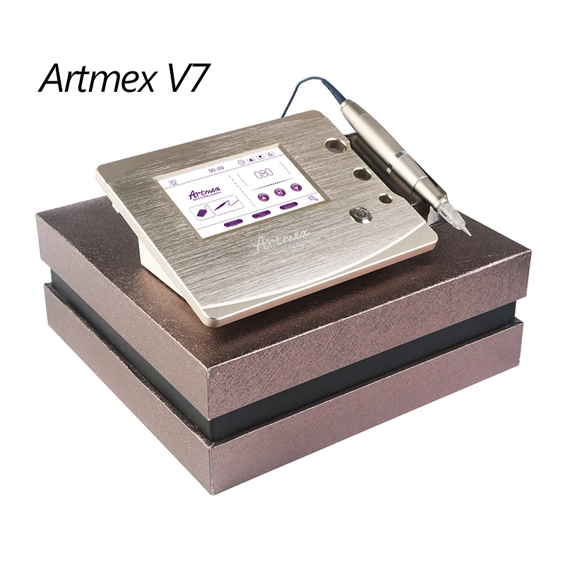 Permanent make up tattoo machine Artmex V7  needles cartridges, M1/L1/R3/M12/M36/M42/Round Nano