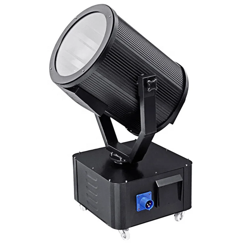High Power Super Outdoor Sky Search Light 2 KW to 7KW Xenon Lamp Hotel Building Sky Beam Moving Head Searchlights