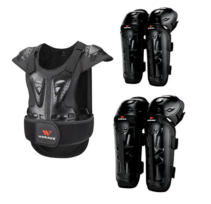 Outdoor hard shell protective suit Adult biker rider gear Breathable anti-fall elbow and knee armor combination wholesale