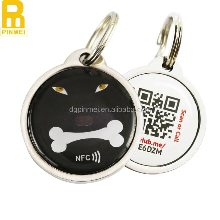 Custom logo printing programable NFC RFID protector card key card pet tag
