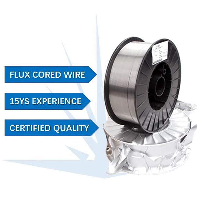 Flux cored gasless welding wire E71T-GS E71T-11 no gas FCAW MIG wire without GAS flux core wire E71T-GS 0.8mm 1.0mm 5KG