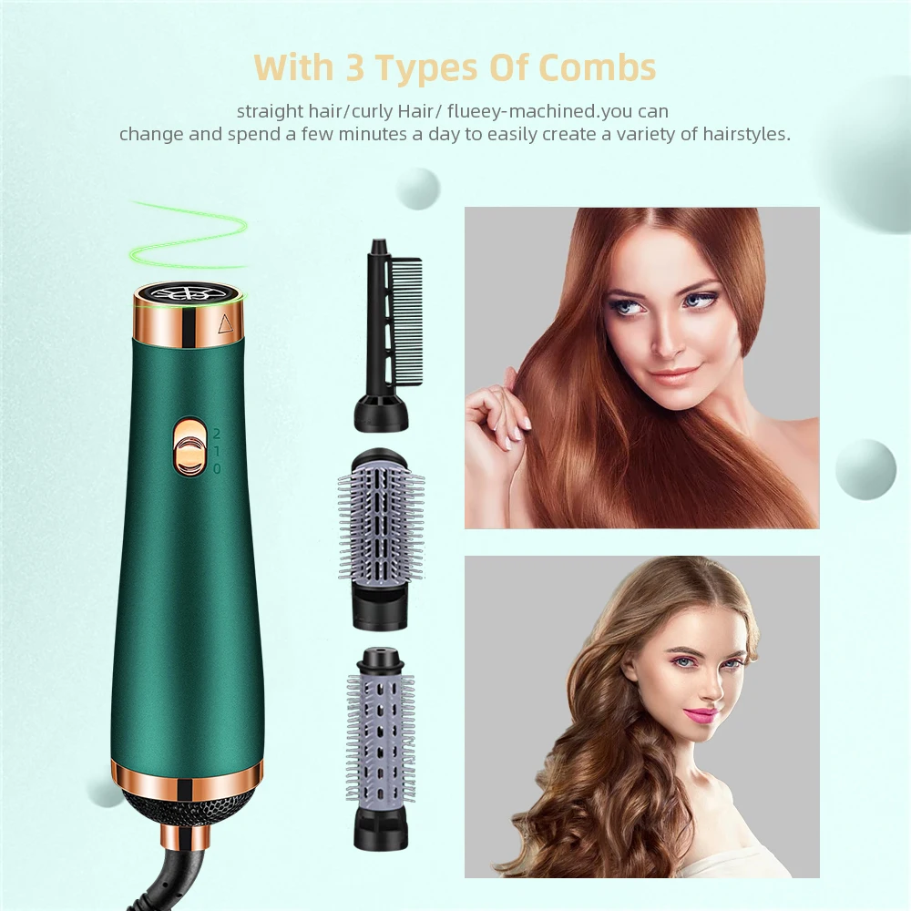 Hair Ironing Brush Cepillo Alisador Metal Straightening Machinery Hot Air Plancha De Cabello