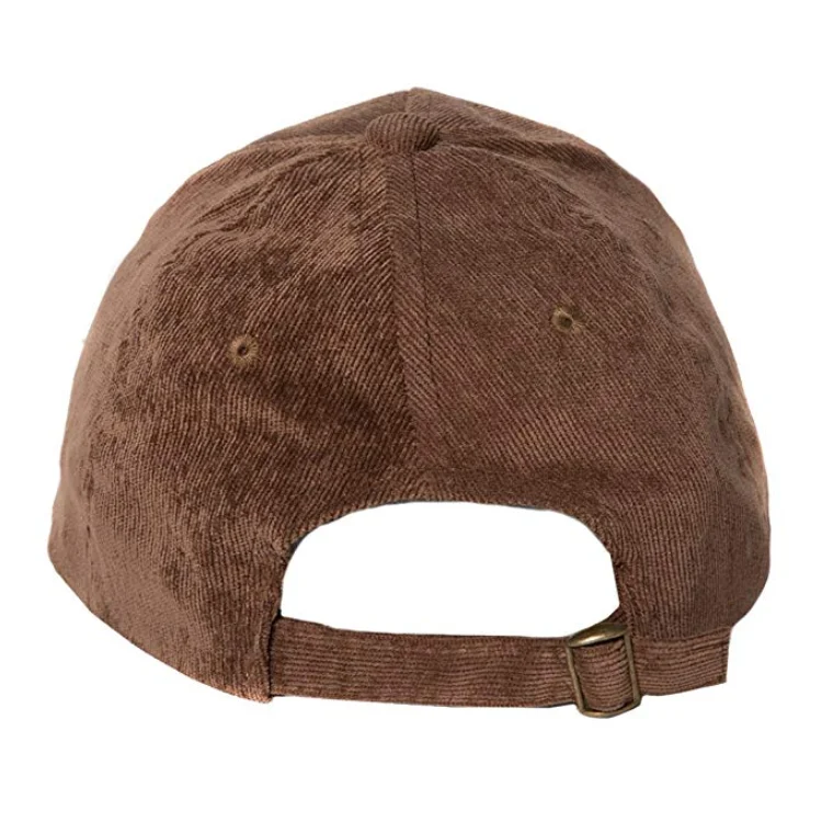 
Custom Men Vintage Plain Brown Black Gray Blank Dad Hat Corduroy Baseball Cap 