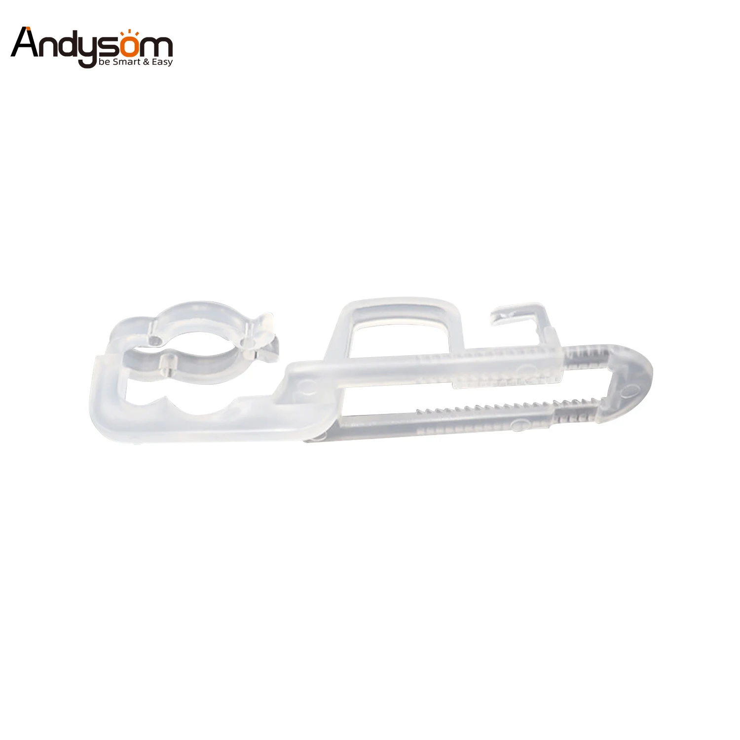 Wholesale White PVC Outdoor Rooftop Gutter and Shingle C7 C9 All In One led Christmas light Gutter Clips