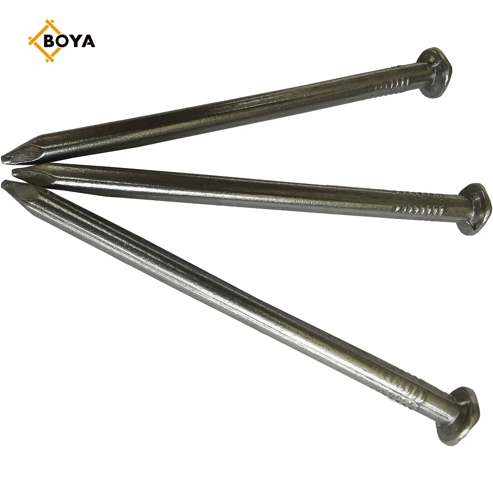 Polish Or Galvanized Steel Wood Common Nail Smooth Shank  For Wood