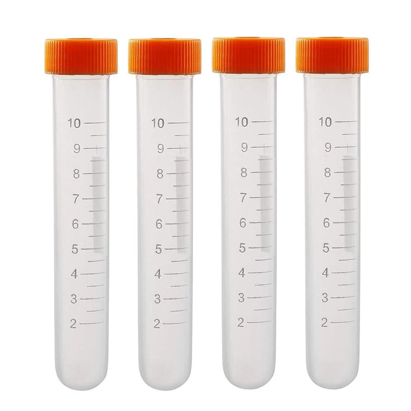 medical pp plastic graduated round 10ml centrifuge tube