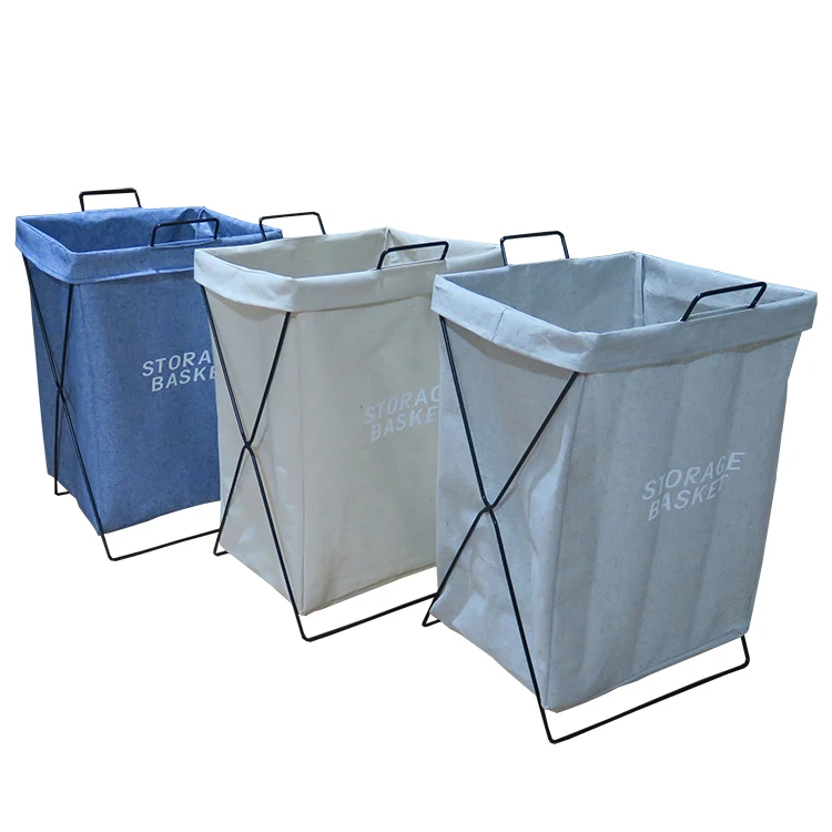 Laundry Hamper Basket Durable Dirty Clothes Laundry Bags Collapsible Laundry Baskets for Bathroom Bedroom Home