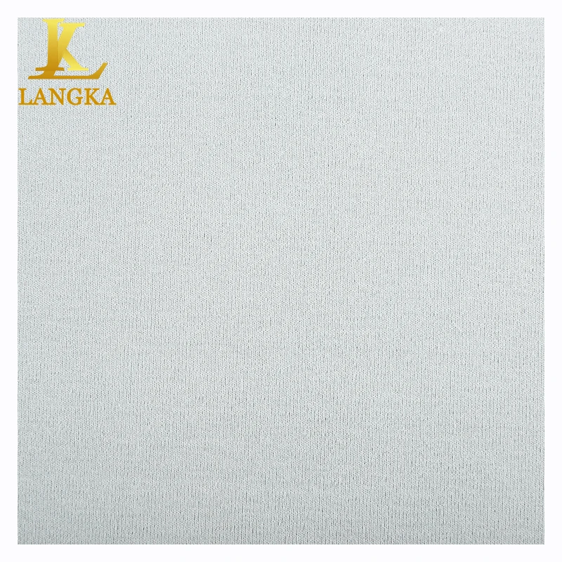 Langka medium weight multiple color 92 cotton 8 spandex lycra 1x1 rib knit fabric