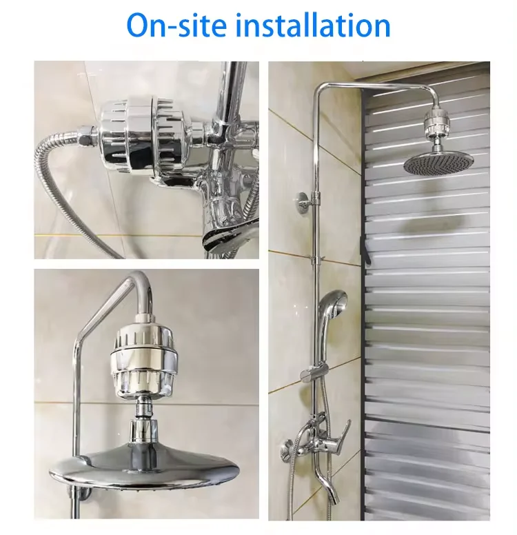 Портативный Пластиковый Полипропиленовый очиститель для очистки воды с хлорным фильтром