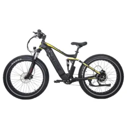 Shimano 9 speed 26 inch Full Suspension Rear Motor Fat Tyre Electric Mountain Bike