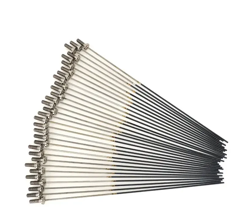 China supply Ruthenium-iridium Coated Titanium Electrodes  electronic anode for cathodic protection