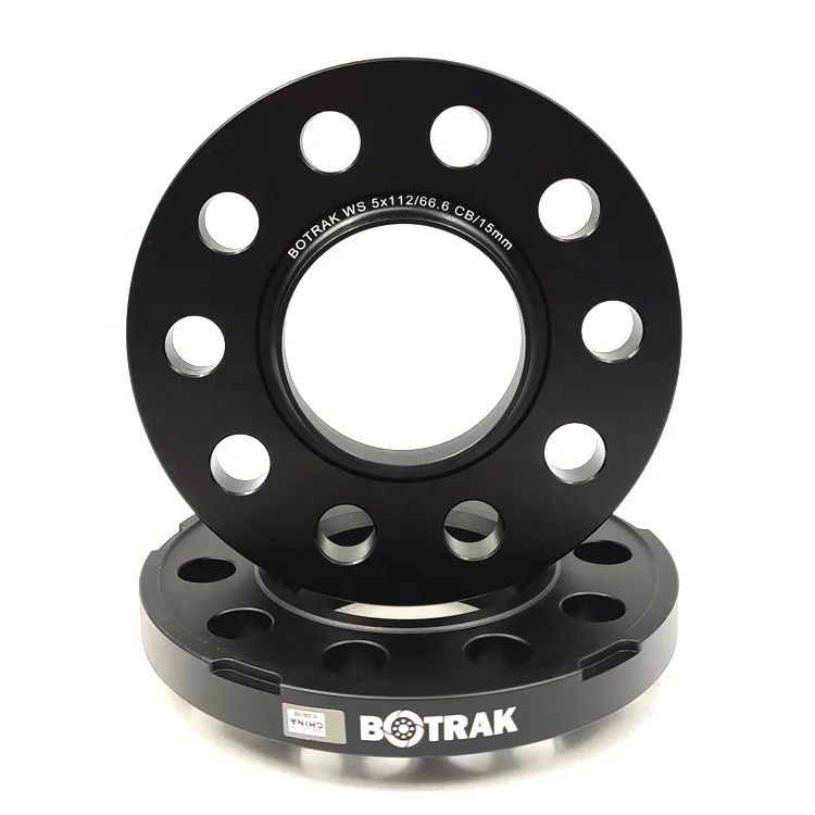 BOTRAK WS 10mm 12mm 15mm 20mm 25mm 5x112 CB66.6 hub centric wheel spacers for VAG Vanagon T3 Touareg Phideon audi mercedes