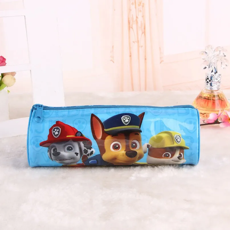 BSCI factory custom printing round tube school stationery pouch boy girls students pencil bag simple pen case for kids teens