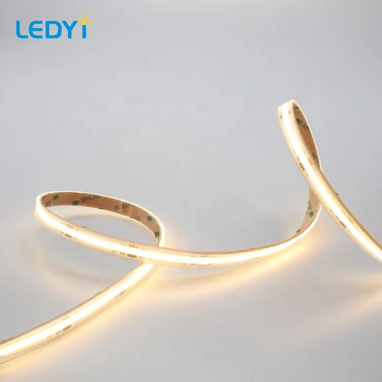 
Wholesale cheap 480chips per meter IP65 silicone tube waterproof cob led strip fob led ribbon for building hotel 