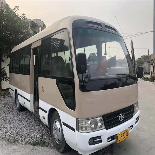 Подержанный автобус Toyota Coaster 30 сидений автобусный грузовик toyota