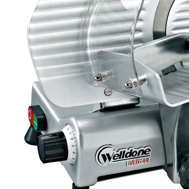 Small Type Commercial 8 Inch Semi-automatic Frozen Meat Slicer Cutting Machine