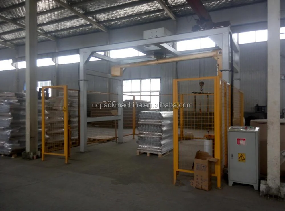 Fully Automatic Stretch Film Wrapping Rotary Arm Pallet Wrapping Machine