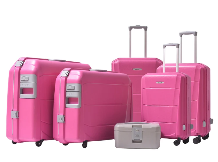 BUBULE New Design Hard Shell Travel Luggage Sets 5Pcs Of Suitcase