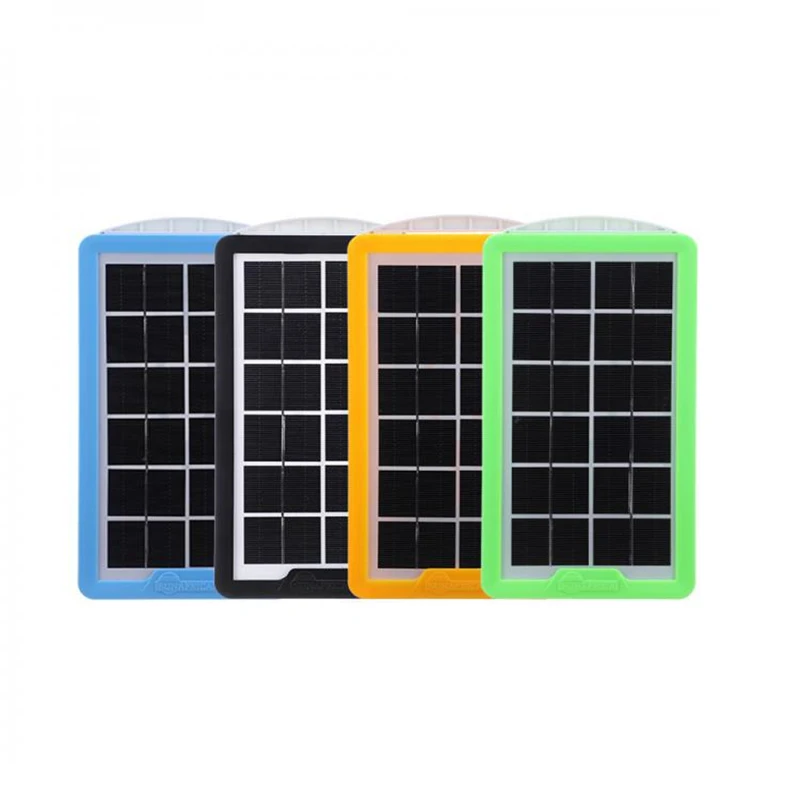 SA7790 Factory price Mini Portable 6V 3.5W Home Solar Lighting System with 2 Pcs Cob Reflector Lights rechargeable light solar