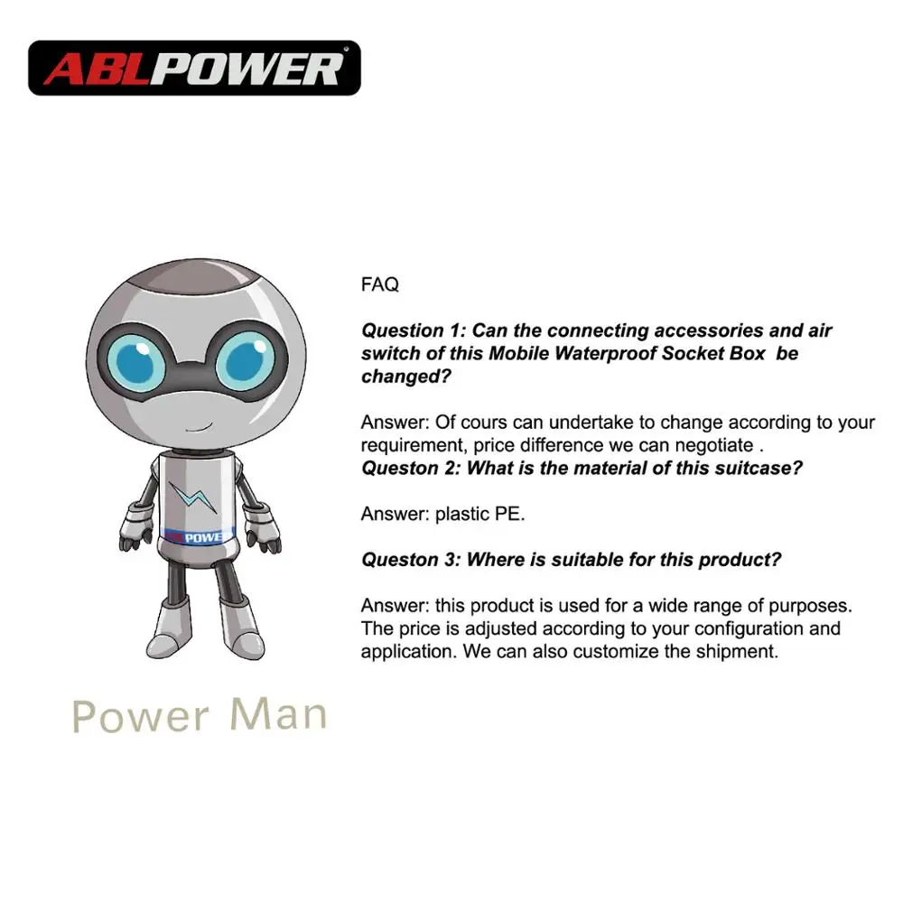 IP65 Waterproof High Quality Industrial Socket Power Box 63A