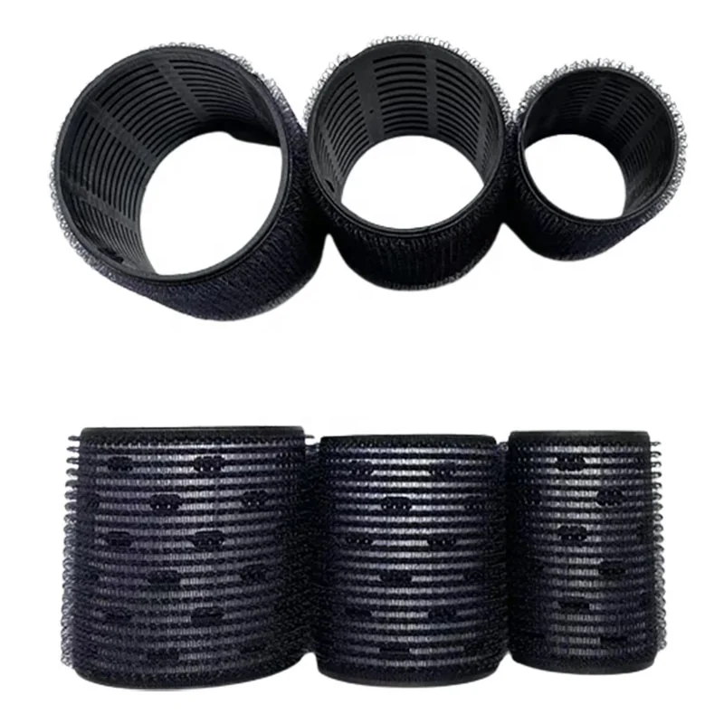 OEM ODM Hair Curlers Rollers Heatless Ceramic Thermal Curling Hair Rollers With Elastic Beauty Products Hair Rollers Set