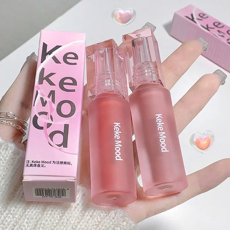 New Luxury Fashion Girl Pink Matte Velvet Lip Gloss Waterproof Cute Natural Liquid Lipstick Wholesale
