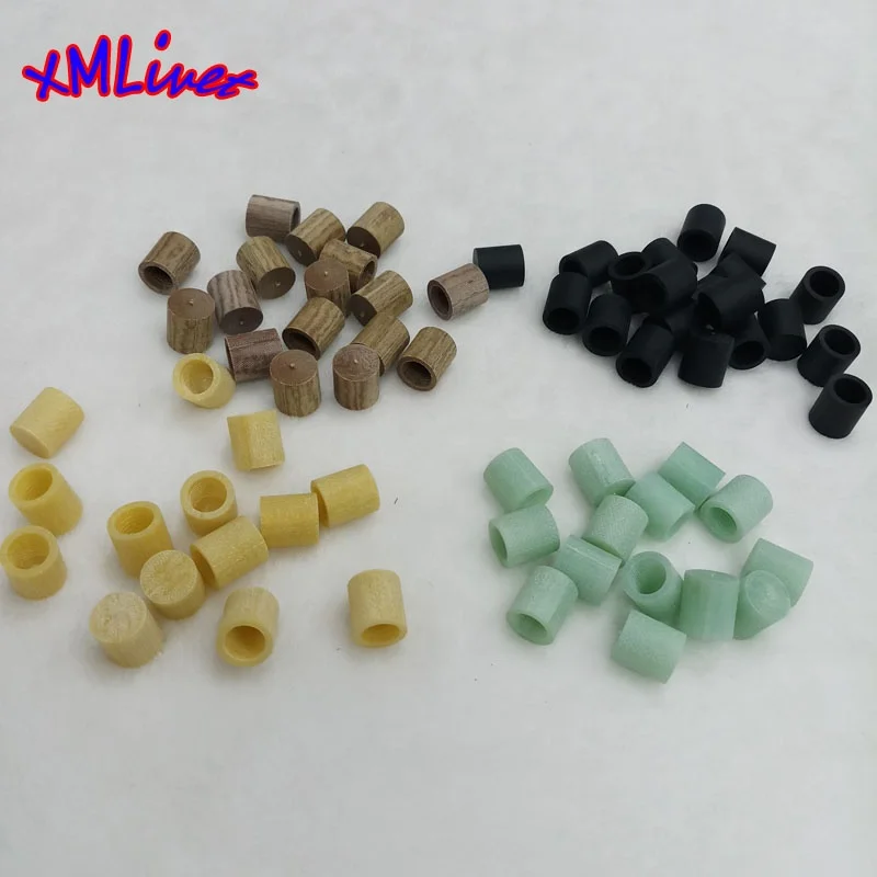 Customized colorful blue/yellow/black/brown G10 jump and break cue ferrules bakelite billiard cue ferrules wholesale