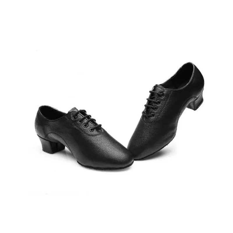 Low Price Latin Dance Shoes Soft Sole PU Kids Boy Ballroom Practice Men Latin Dancing Waltz Shoes