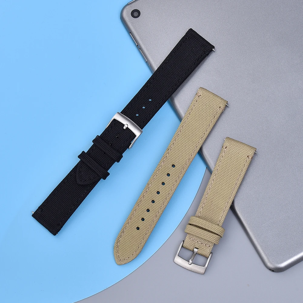 JUELONG Премиум тканевый ремешок для часов парусиновая ткань водонепроницаемый спортивный дайвинга с быстросъемной пружиной